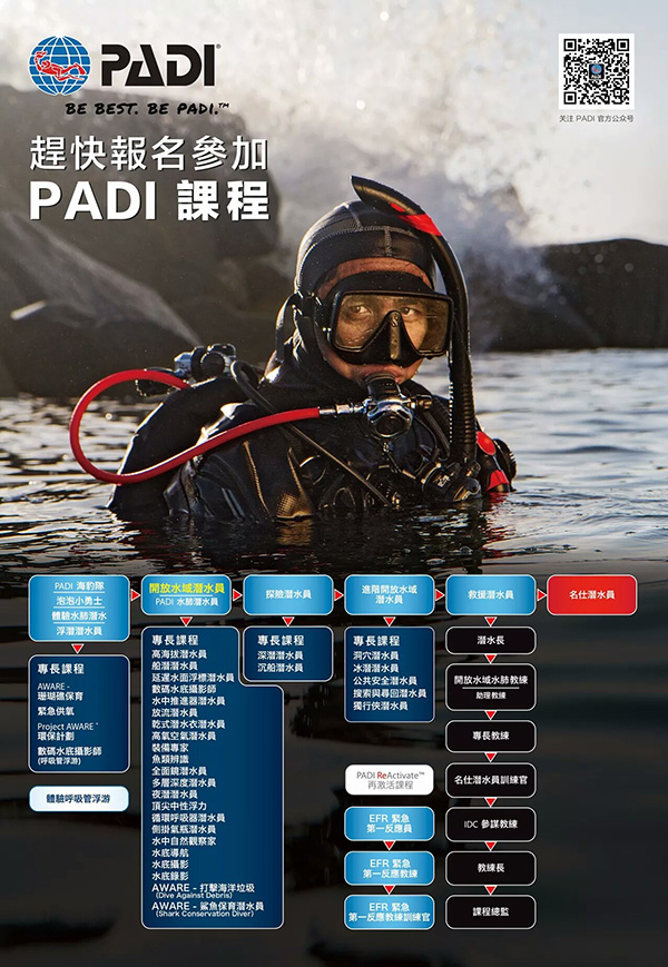 【香港 DRT丨PADI 等你！】原文轉自PADI 訂閱號